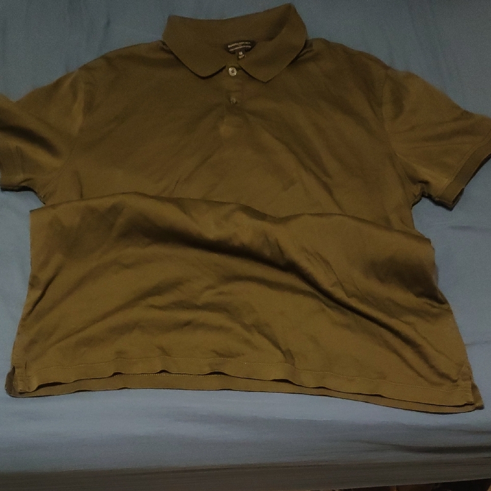 Banana Republic Men's Polo Shirt - Tan